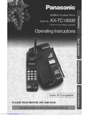 Panasonic KX-TC1850B User Manual