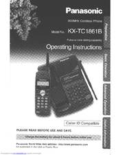 Panasonic KX-TC1861B User Manual