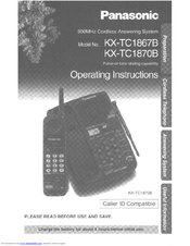 Panasonic KX-TC1867B User Manual