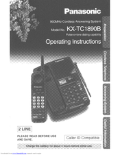 Panasonic KX-TC1890B User Manual