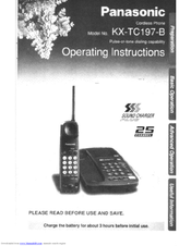 Panasonic KX-TC197B User Manual