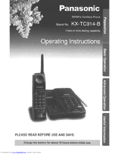 Panasonic KX-TC914B User Manual