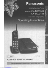 Panasonic KXTC933B - CORDLESS 900 ANALOG User Manual