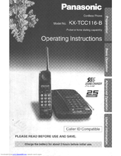 Panasonic KX-TCC116B User Manual
