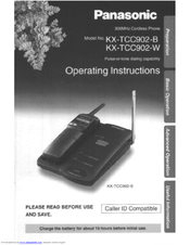 Panasonic KX-TCC902B User Manual