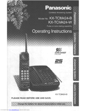 Panasonic KX-TCM424B User Manual