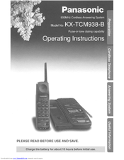 Panasonic KX-TCM938B User Manual