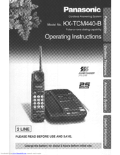 Panasonic KX-TCM440B User Manual