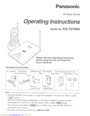 Panasonic KX-TD7894 User Manual