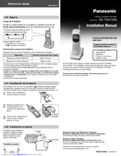 Panasonic KX-TG1000N - 2.4GHz Cordless Phone Installation Manual