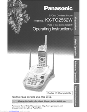 Panasonic KX-TG2562W User Manual