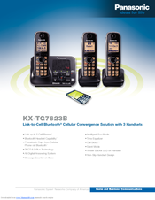 Panasonic KX-TG7623B Manuals | ManualsLib
