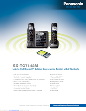 Panasonic KX-TG7642M Specifications