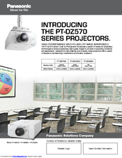Panasonic PT-DZ570 Series Brochure
