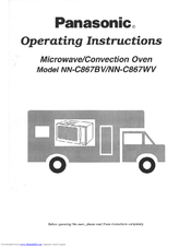 Panasonic NNC867WV - MICROWAVE/CONV.OVEN Operating Instructions Manual