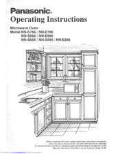 Panasonic NNE566WAS - MICROWAVE Operating Instructions Manual