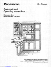 Panasonic NNT687SA Operating Instruction And Cook Book