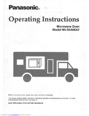 Panasonic NN-S546BAV Operating Instructions Manual