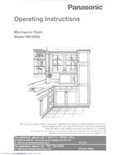 Panasonic NN-S942 Operating Instructions Manual