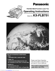 Panasonic KX-FLB751 Operating Instructions Manual