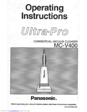 Panasonic Ultra-Pro MC-V400 Operating Instructions Manual