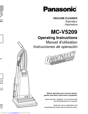 Panasonic MC-V5209 Operating Instructions Manual