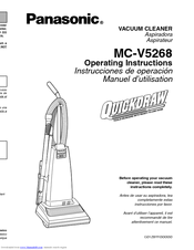 Panasonic MCV5268 - UPRIGHT VACUUM-PLATI Operating Instructions Manual