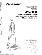 Panasonic MCV5297 - UPRIGHT VACUUM Operating Instructions Manual