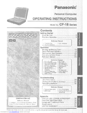 Panasonic Toughbook CF-18BHKZXKM User Manual