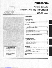 Panasonic Toughbook CF-25LJF8EAM User Manual