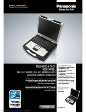 Panasonic Toughbook CF-W7BWAZDAM Specifications