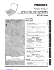 Panasonic Toughbook CF-37VB62AAM User Manual