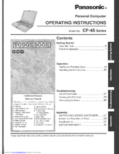 Panasonic Toughbook CF-45KJ6GJEM User Manual