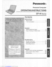 Panasonic Toughbook CF-45MJF8AAM User Manual