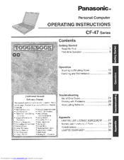 Panasonic Toughbook CF-47K4CJAAM User Manual