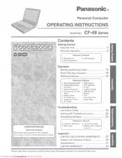 Panasonic Toughbook CF-48P4FAUEM User Manual