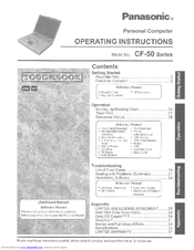 Panasonic Toughbook CF-50Y5KNUDM User Manual