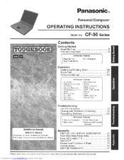 Panasonic Toughbook CF-50Y8KNUDM User Manual