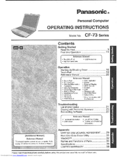 Panasonic Toughbook CF-73E3KVXDM User Manual