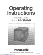 Panasonic BT-S901YN Operating Instructions Manual
