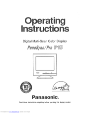 Panasonic PANASYNC P15 User Manual