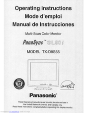 Panasonic PANASYNC TX-D9S55 User Manual