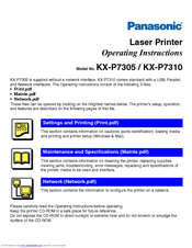where can i get the driver panasonic kx-p1150 for mac