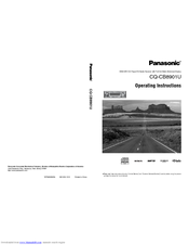 Panasonic CQ-CB8901U - Radio / HD Operating Instructions Manual