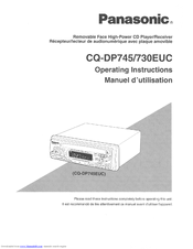 Panasonic CQDP745EUC - AUTO RADIO/CD DECK User Manual