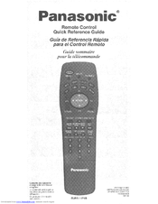 Panasonic EUR511171B Quick Reference Manual