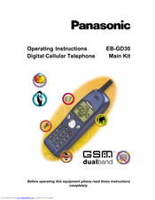 Panasonic EB-GD30 Operating Instructions Manual