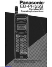 Panasonic EBPH55S - CELL PHONE Operating Instructions Manual