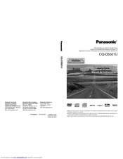 Panasonic CQD5501U - AUTO RADIO/CD/DVD PL Operating Instructions Manual