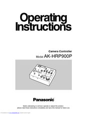 Panasonic AKHRP900P - CAMERA CONTROLLER HC Operating Instructions Manual